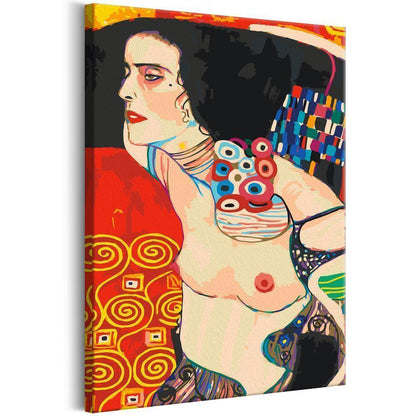 Start learning Painting - Paint By Numbers Kit - Gustav Klimt: Judith II - new hobby