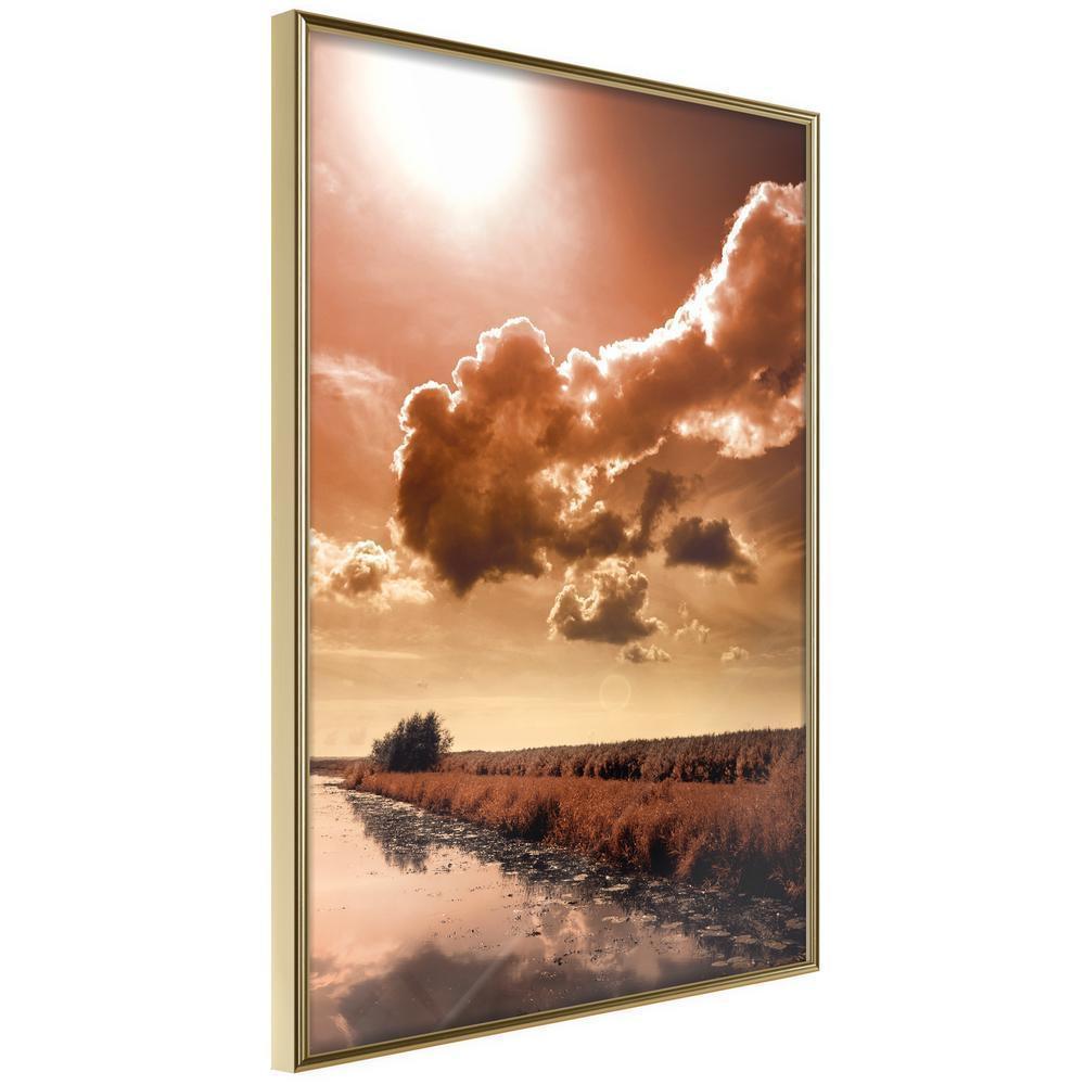 Autumn Framed Poster - Holiday Nostalgia-artwork for wall with acrylic glass protection