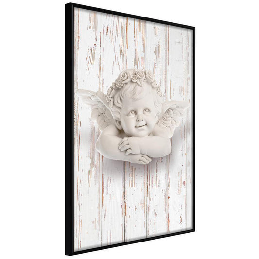 Vintage Motif Wall Decor - Happy Thought-artwork for wall with acrylic glass protection