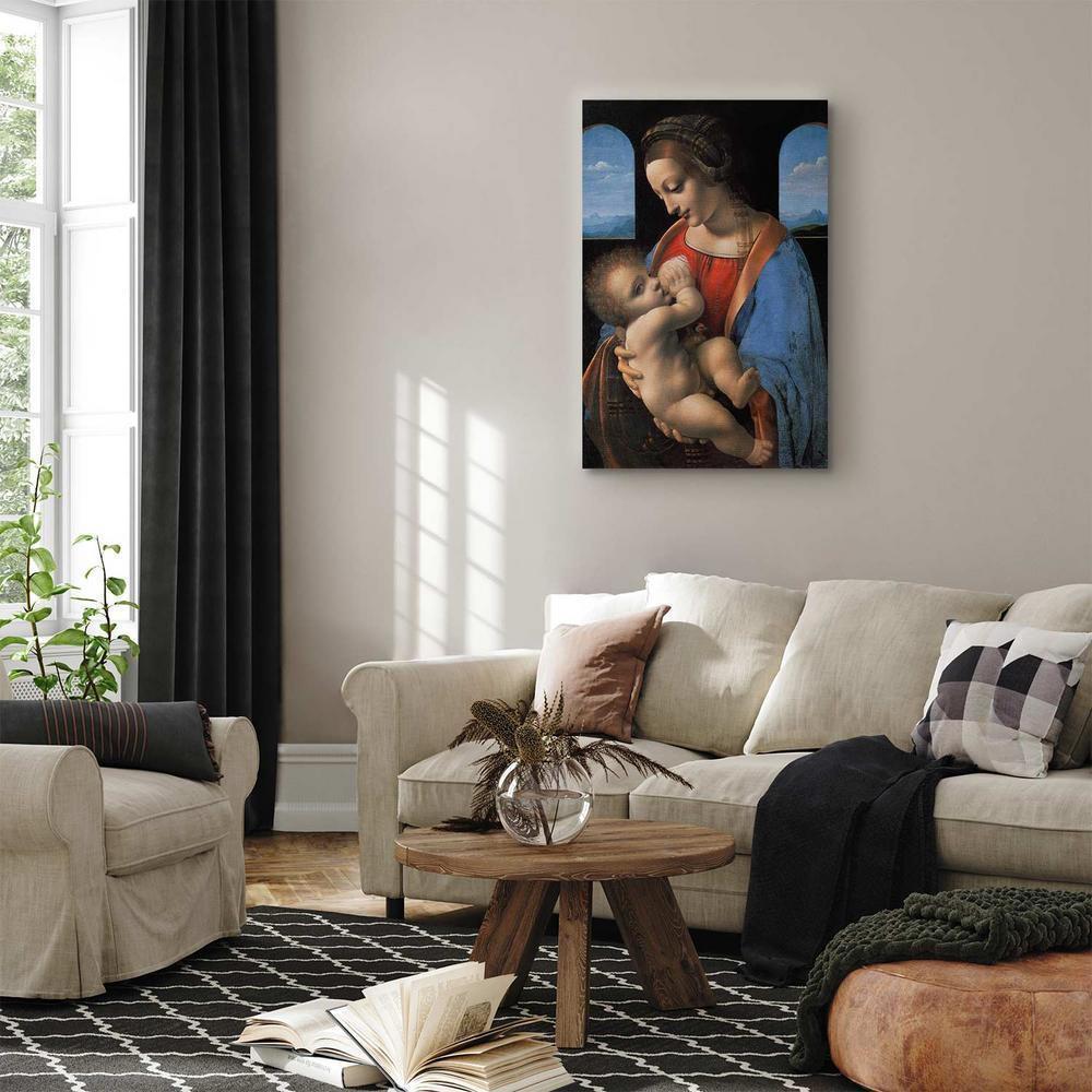 Canvas Print - Madonna Litta (Leonardo da Vinci)