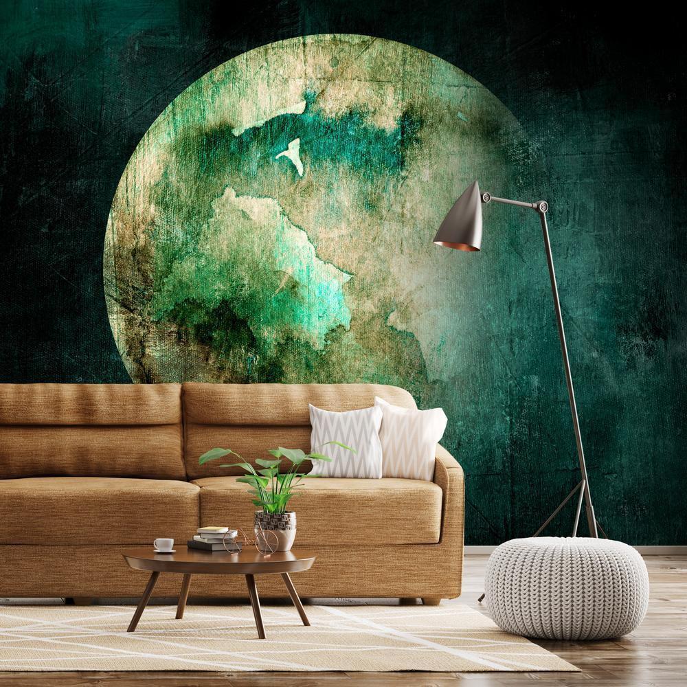 Wall Mural - Green Pangea-Wall Murals-ArtfulPrivacy