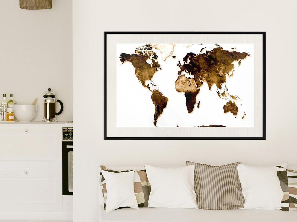 Wall Art Framed - Our World-artwork for wall with acrylic glass protection