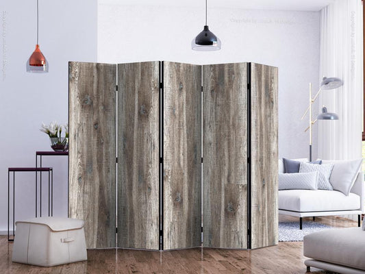 Decorative partition-Room Divider - Stylish Wood II-Folding Screen Wall Panel by ArtfulPrivacy