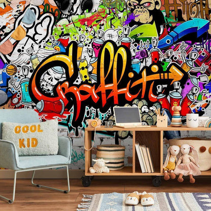 Papier peint - Graffiti coloré