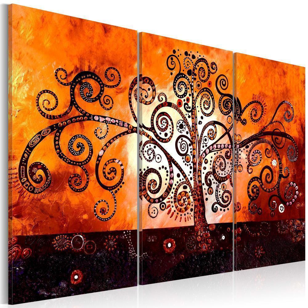 Canvas Print - Inspired by Gustav Klimt-ArtfulPrivacy-Wall Art Collection