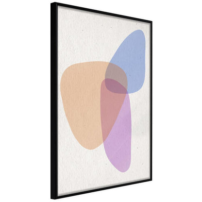 Abstract Poster Frame - Pastel Sets II-artwork for wall with acrylic glass protection