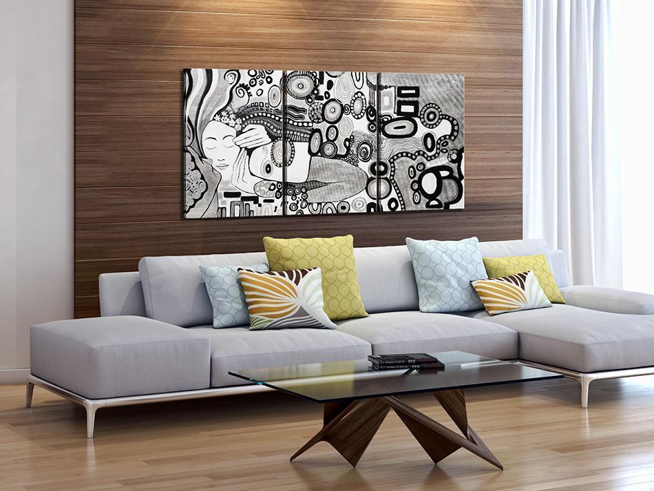 Canvas Print - Silver Kiss-ArtfulPrivacy-Wall Art Collection