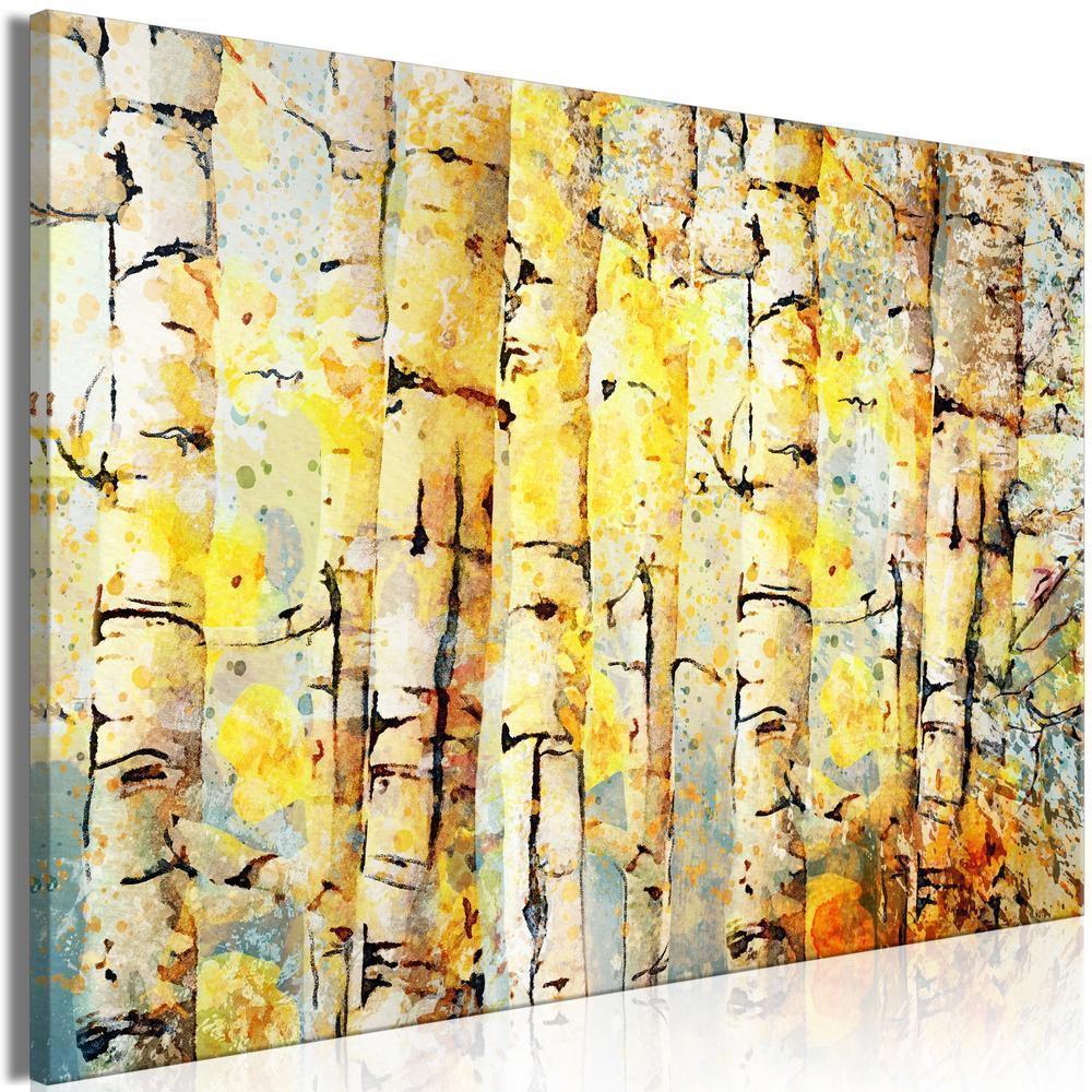 Canvas Print - Summer Colors of the Forest (1 Part) Wide-ArtfulPrivacy-Wall Art Collection