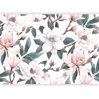 Wall Mural - Watercolor Magnolias - Second Variant