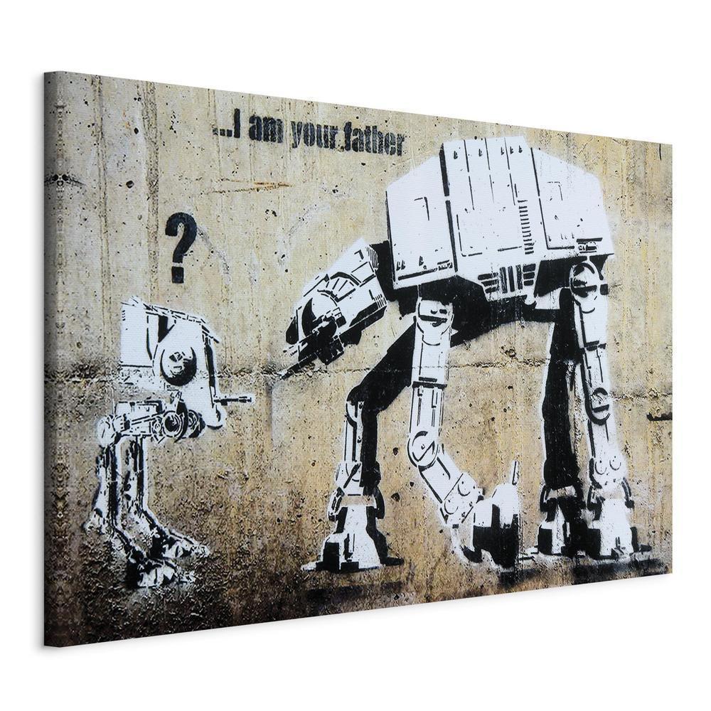 Canvas Print - I Am Your Father by Banksy-ArtfulPrivacy-Wall Art Collection