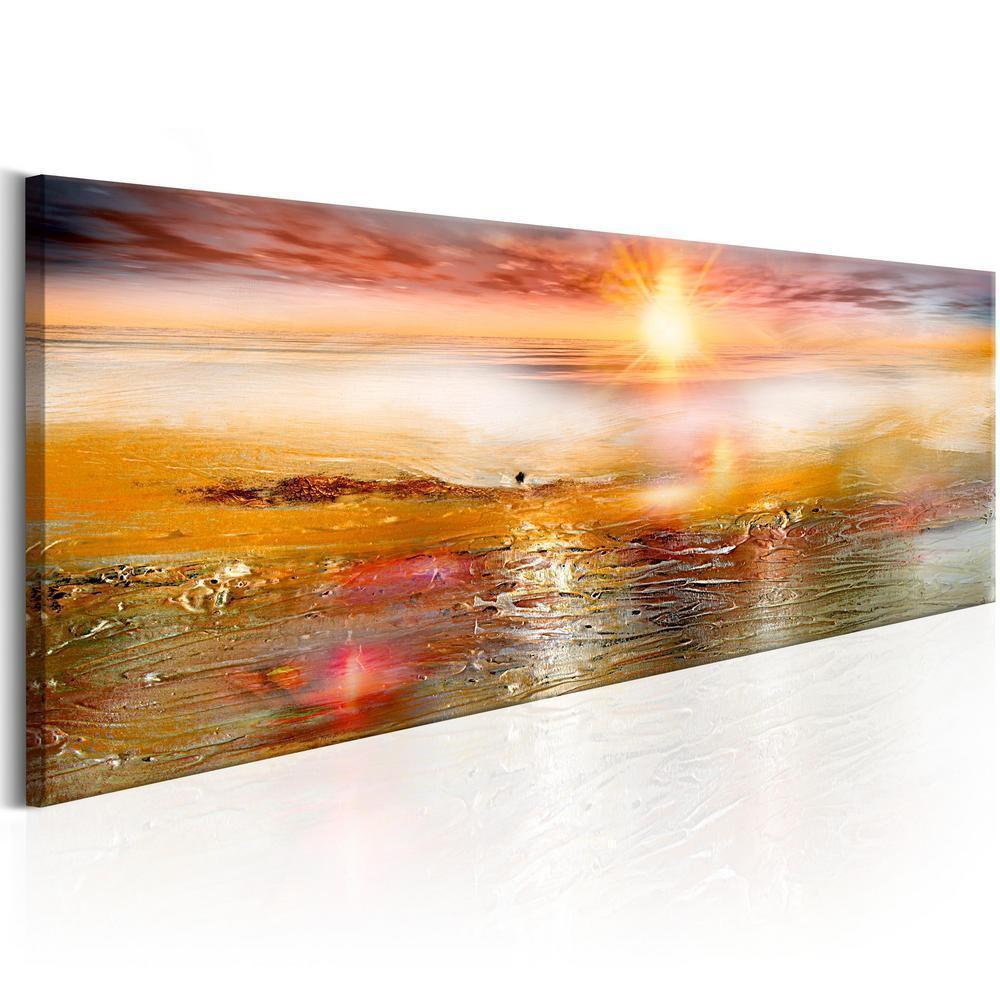 Canvas Print - Orange Sea-ArtfulPrivacy-Wall Art Collection