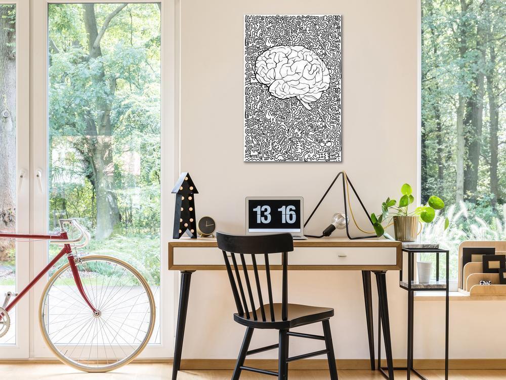 Canvas Print - Pure Mind (1 Part) Vertical-ArtfulPrivacy-Wall Art Collection