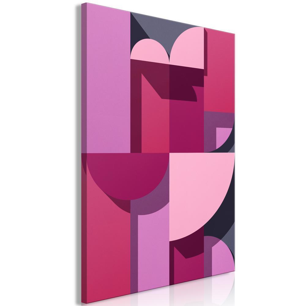 Canvas Print - Abstract Home (1 Part) Vertical-ArtfulPrivacy-Wall Art Collection