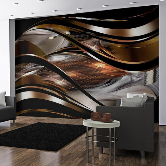 Wall Mural - Amber storm-Wall Murals-ArtfulPrivacy