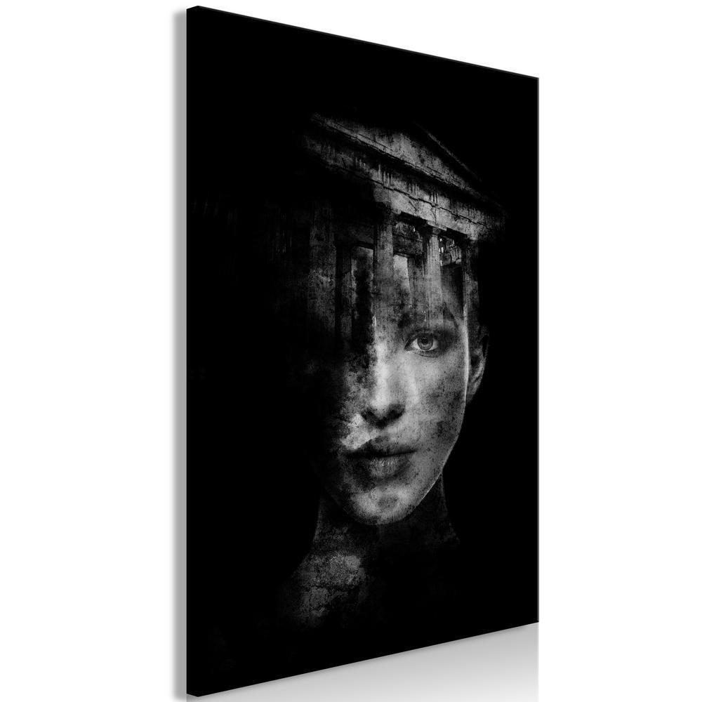 Canvas Print - Feminine Architecture (1 Part) Vertical-ArtfulPrivacy-Wall Art Collection