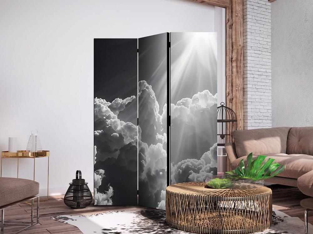 Room Divider - Hope in the Clouds: Inspiring Rays of the Sun – Awaken Emotions