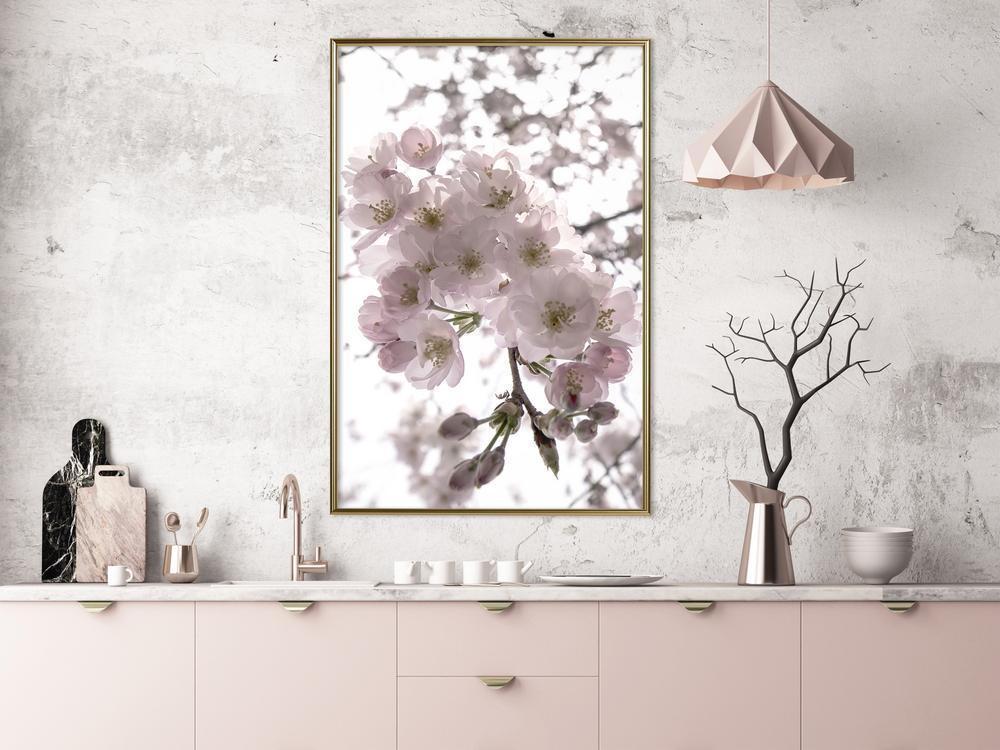 Botanical Wall Art - Spring Visit-artwork for wall with acrylic glass protection