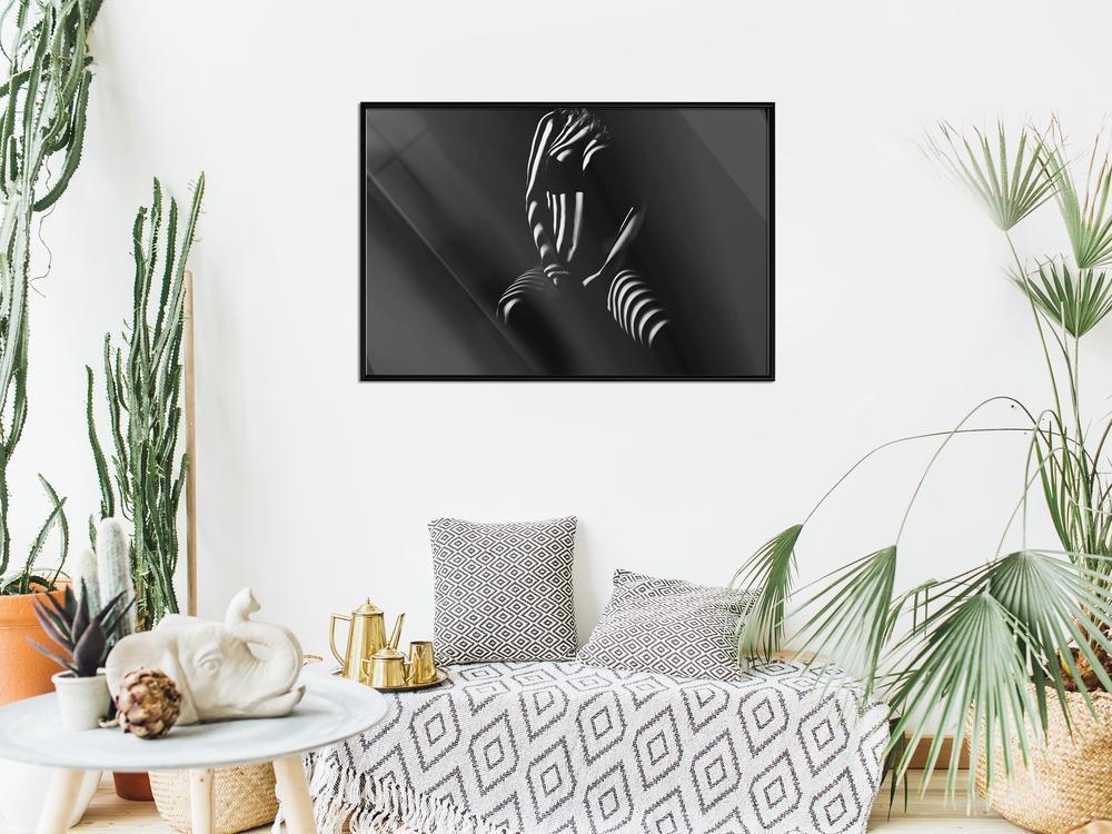 Wall Decor Portrait - Blinds Shadow-artwork for wall with acrylic glass protection