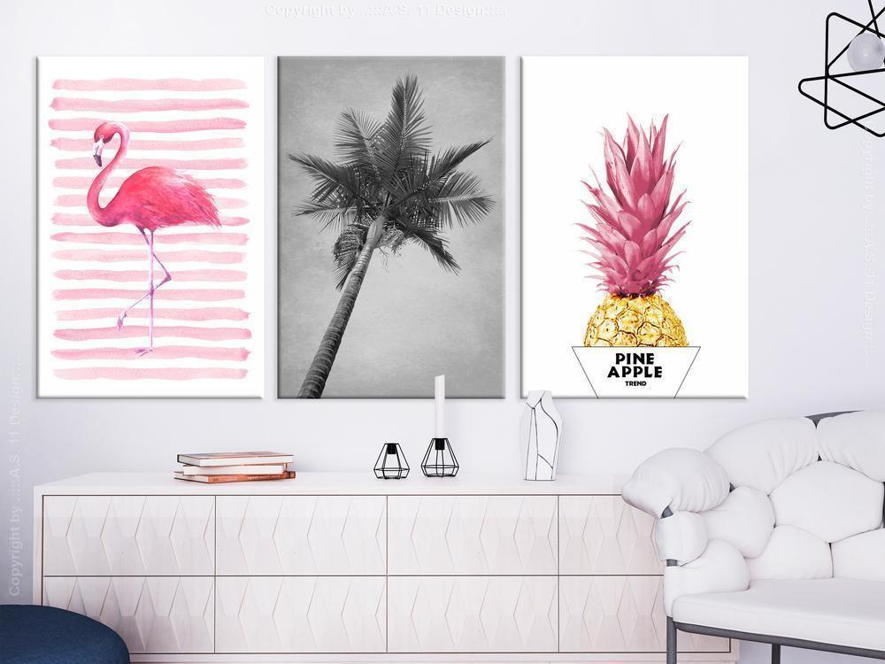 Canvas Print - Tropical Heat (3 Parts)-ArtfulPrivacy-Wall Art Collection