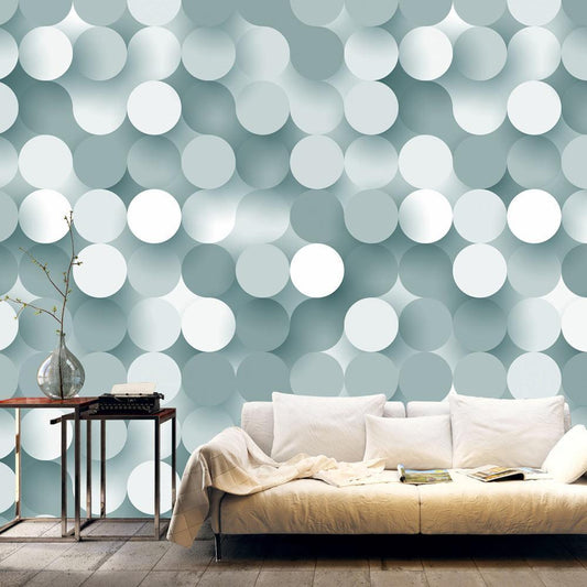 Wall Mural - In The Net of Grey-Wall Murals-ArtfulPrivacy