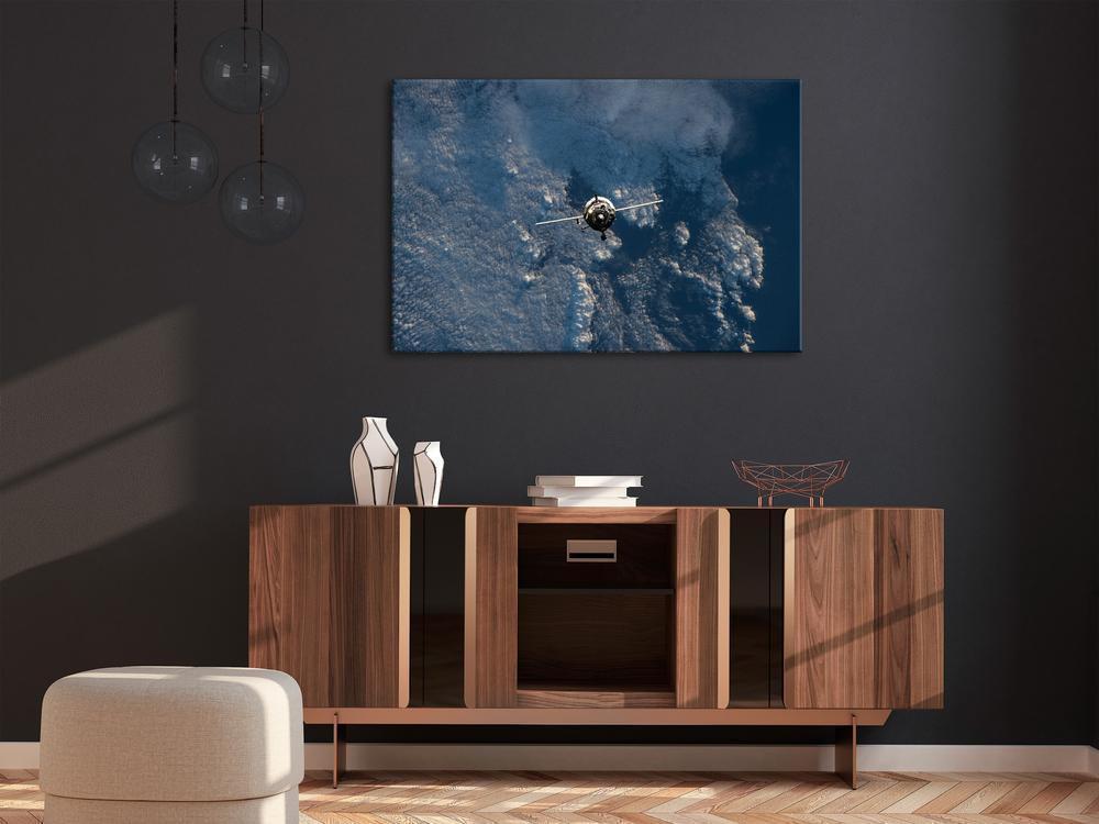 Canvas Print - Blue Planet (1 Part) Vertical-ArtfulPrivacy-Wall Art Collection