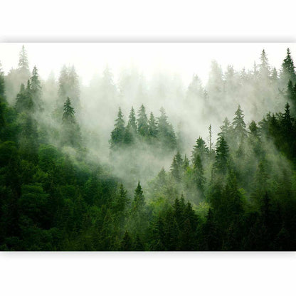 Wall Mural - Mountain Forest (Green)