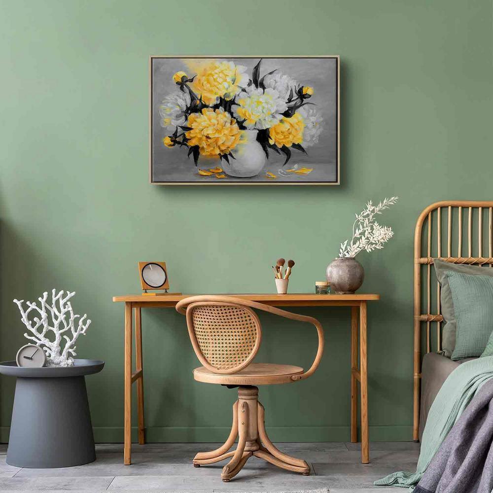 Canvas Print - Fragrant Colours (1 Part) Wide Yellow