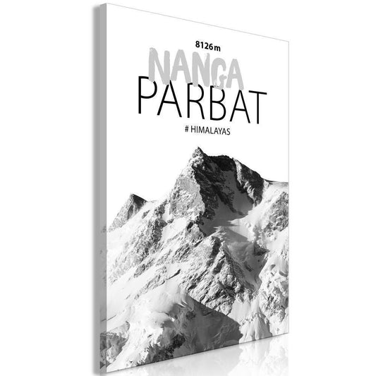 Canvas Print - Nanga Parbat (1 Part) Vertical