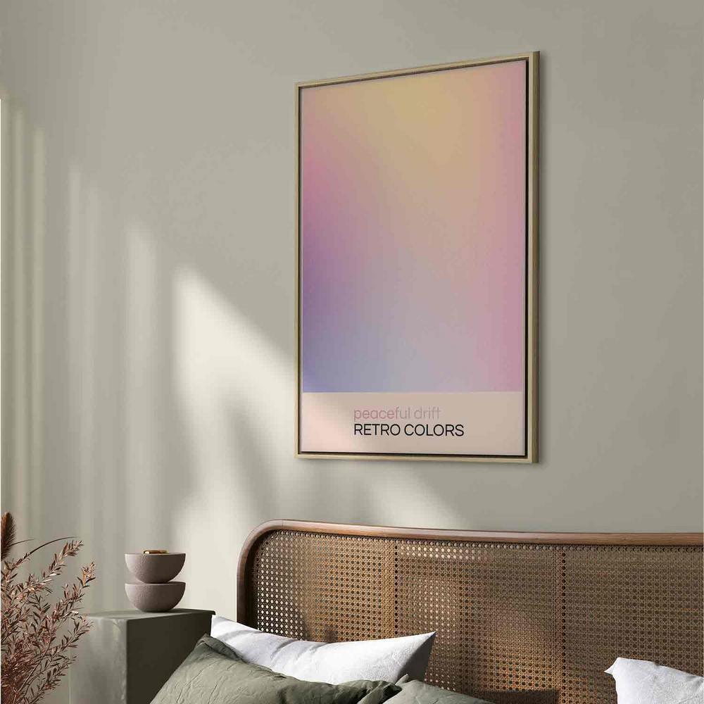 Canvas Print - Peaceful Drift - Delicate Pastel Shades Creating a Harmonious Whole