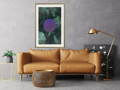 Botanical Wall Art - In a Thicket of Leaves-artwork for wall with acrylic glass protection