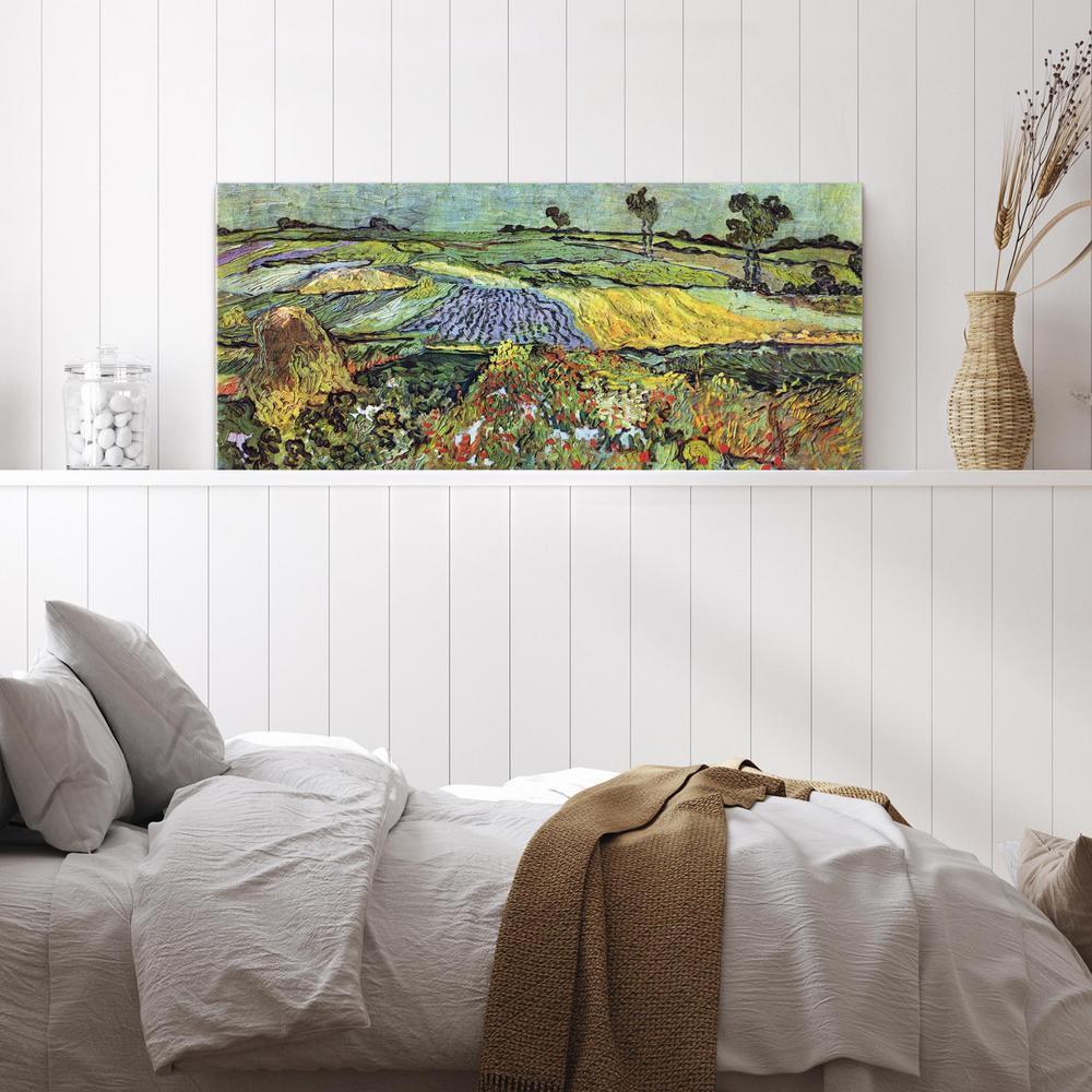 Canvas Print - Fields in Auvers-ArtfulPrivacy-Wall Art Collection