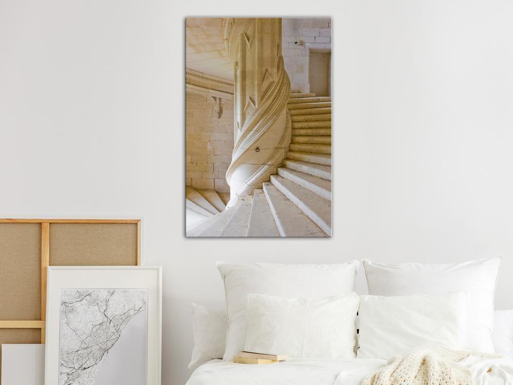 Canvas Print - Stone Stairs (1 Part) Vertical-ArtfulPrivacy-Wall Art Collection