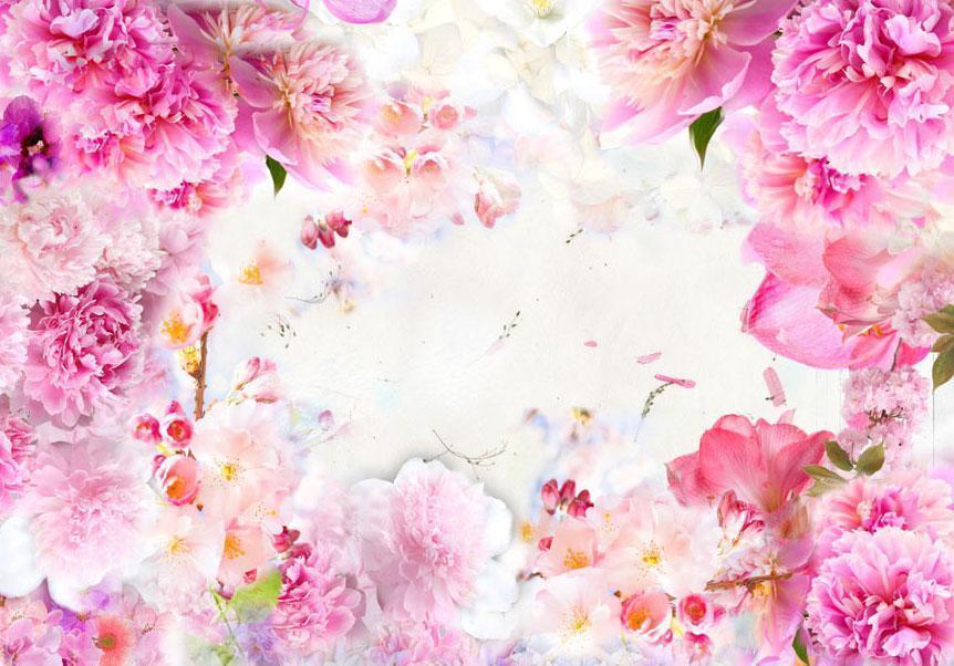 Wall Mural - Blooming June-Wall Murals-ArtfulPrivacy