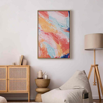 Canvas Print - Spring Shades - A Colorful Mix of Warm and Cool Tones on Canvas