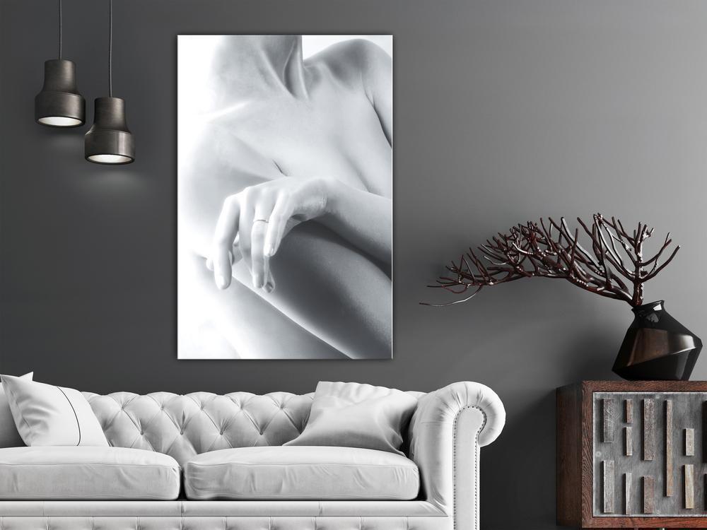 Canvas Print - Feminine Delicacy (1 Part) Vertical-ArtfulPrivacy-Wall Art Collection