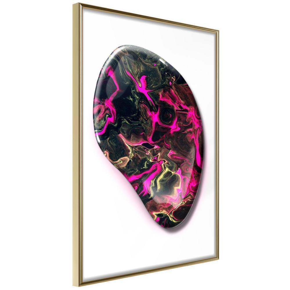 Abstract Poster Frame - Lucky Stone-artwork for wall with acrylic glass protection