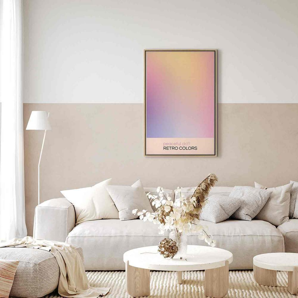 Canvas Print - Peaceful Drift - Delicate Pastel Shades Creating a Harmonious Whole