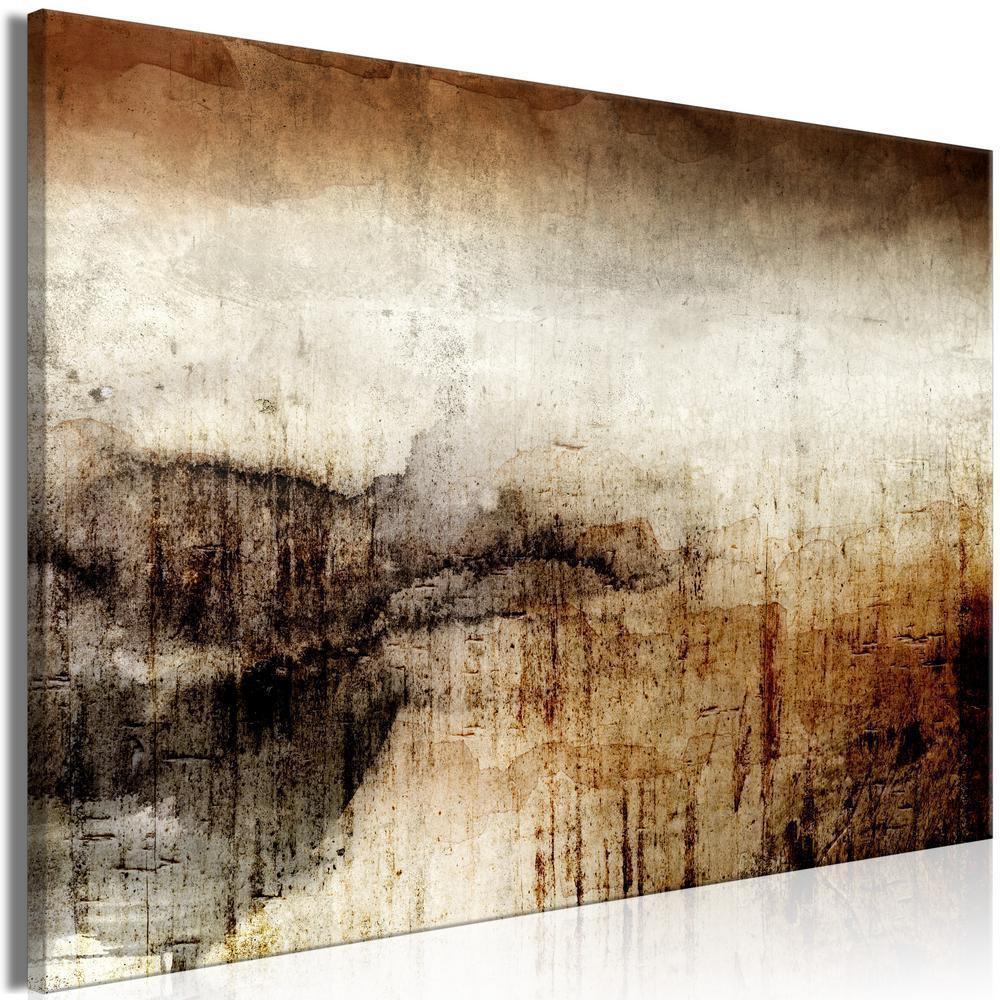 Canvas Print - Damp Colors (1 Part) Wide-ArtfulPrivacy-Wall Art Collection