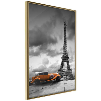 Autumn Framed Poster - Under the Eiffel Tower-artwork for wall with acrylic glass protection