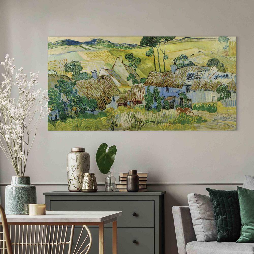 Canvas Print - Farms near Auvers (Vincent Van Gogh)