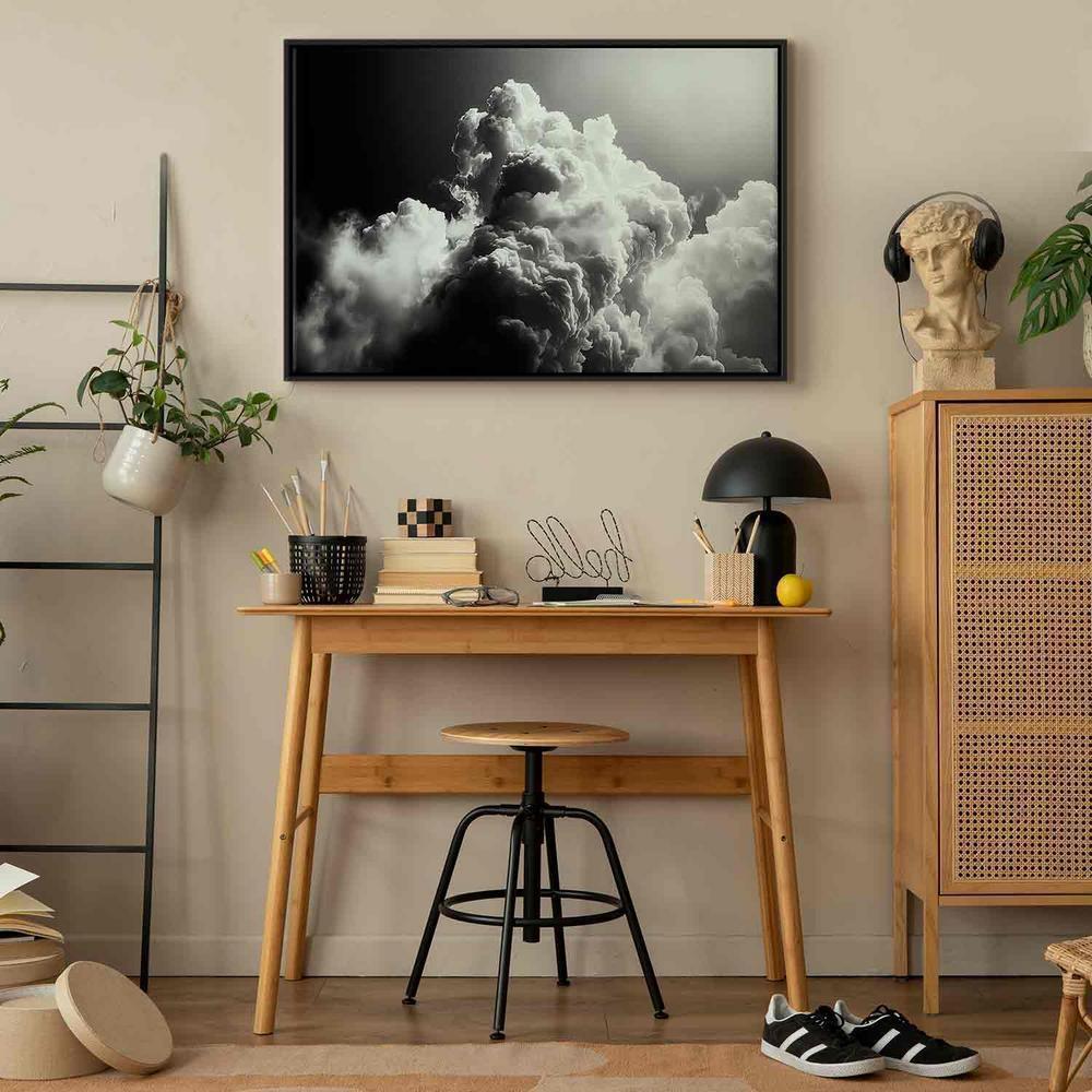 Canvas Print - Clouds Like from Dreams: Let the Sun Illuminate Your Day – A Visual Feast