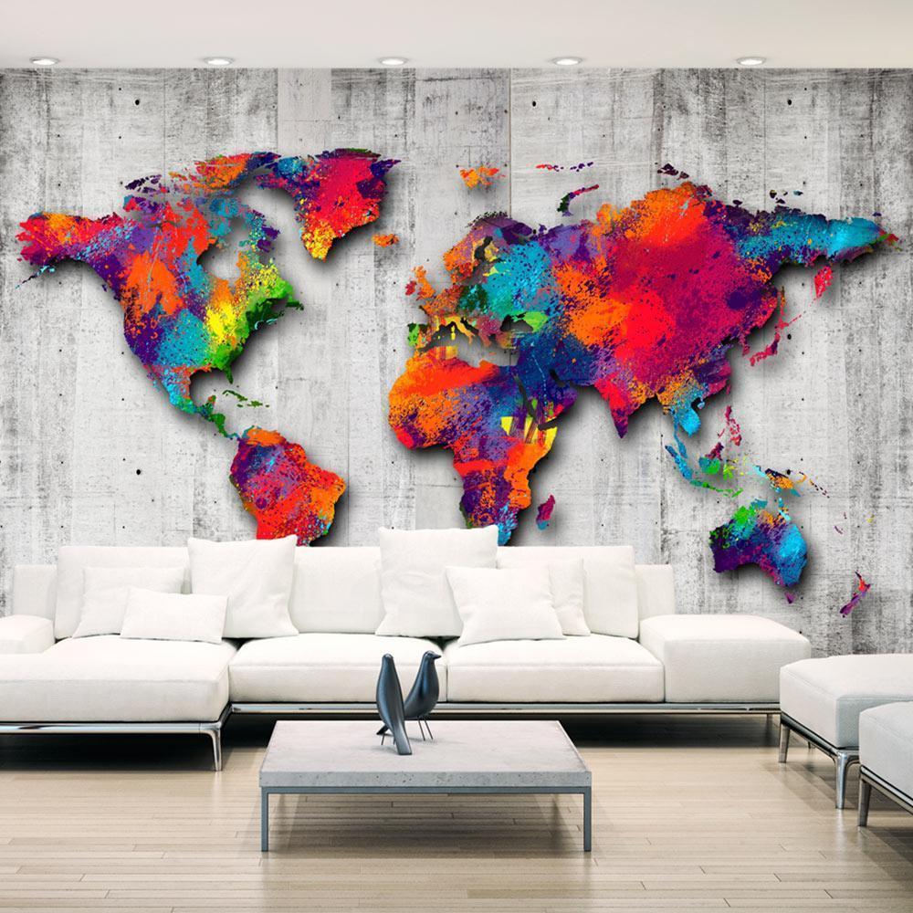 Wall Mural - Concrete World-Wall Murals-ArtfulPrivacy