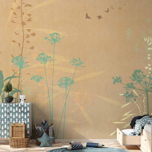 Wall Mural - Bird in the Meadow