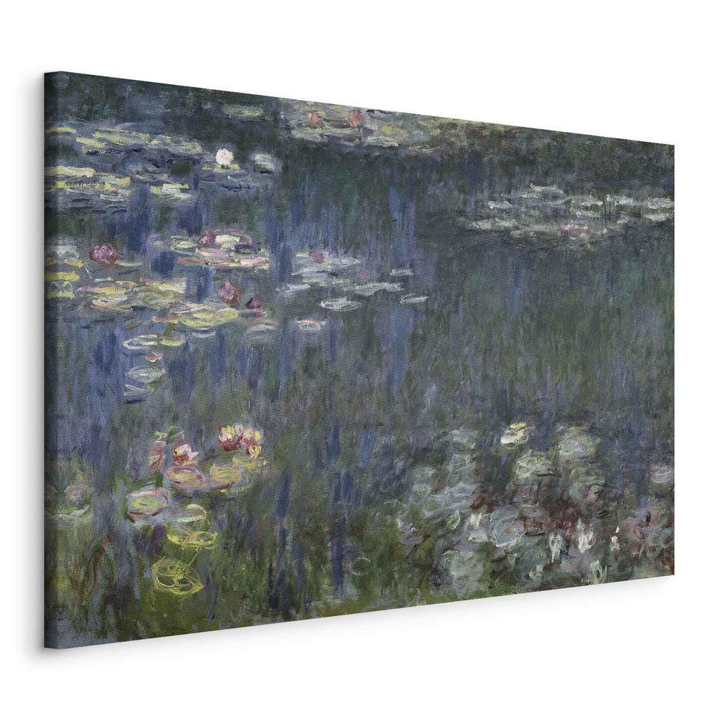 Canvas Print - Waterlilies: Green Reflections (Claude Monet)