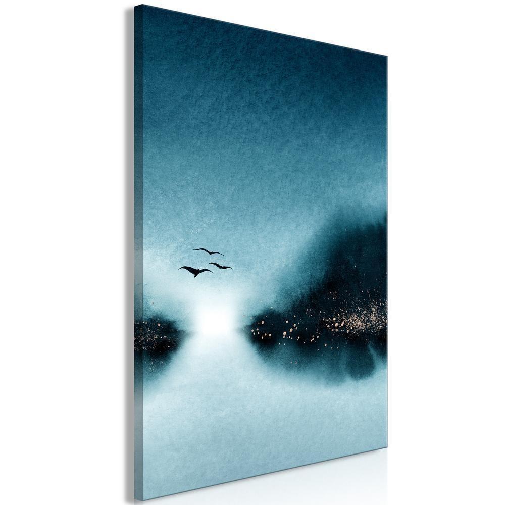 Canvas Print - Flight at Dawn (1 Part) Vertical-ArtfulPrivacy-Wall Art Collection