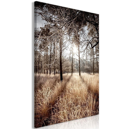 Canvas Print - Straight Into Love (1 Part) Vertical-ArtfulPrivacy-Wall Art Collection