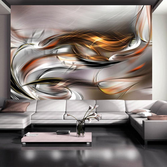 Wall Mural - Golden cloud-Wall Murals-ArtfulPrivacy