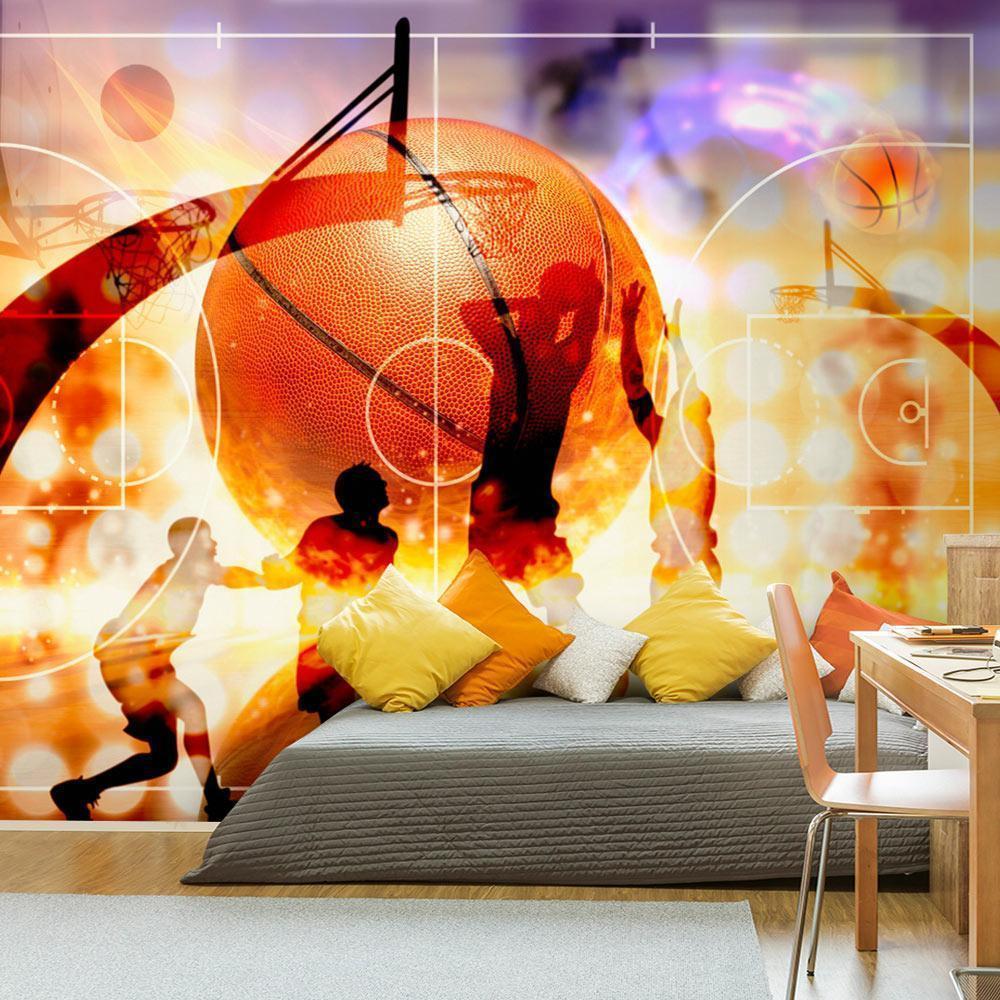 Wall Mural - Basketball-Wall Murals-ArtfulPrivacy