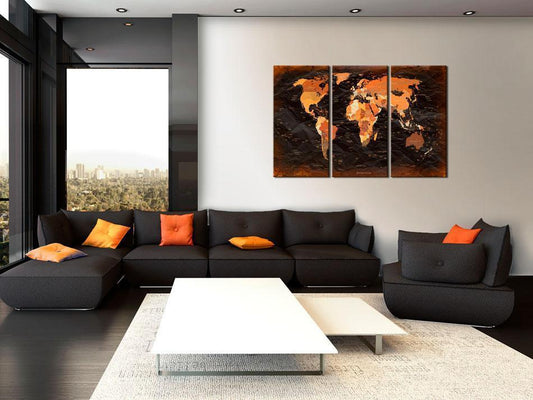 Canvas Print - Remarkable Map-ArtfulPrivacy-Wall Art Collection