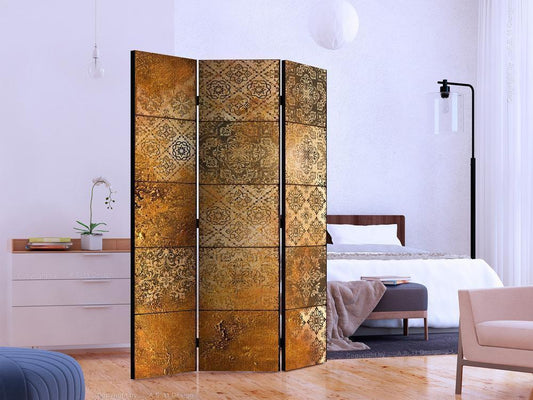 Decorative partition-Room Divider - Old Tiles-Folding Screen Wall Panel by ArtfulPrivacy